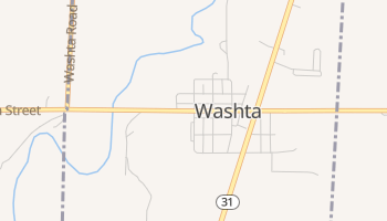 Washta, Iowa map