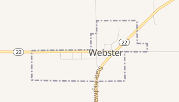 Webster, Iowa map