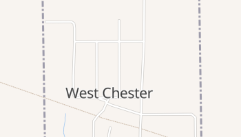 West Chester, Iowa map