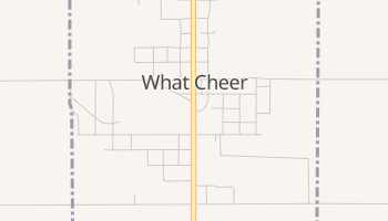 What Cheer, Iowa map