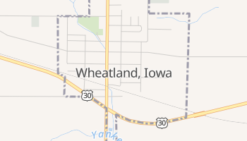 Wheatland, Iowa map