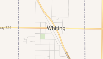 Whiting, Iowa map