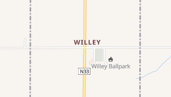 Willey, Iowa map