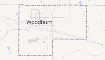 Woodburn, Iowa map