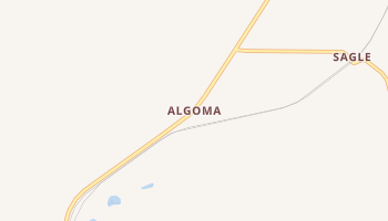 Algoma, Idaho map
