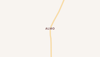 Almo, Idaho map