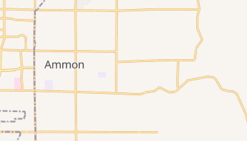 Ammon, Idaho map