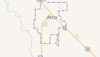 Arco, Idaho map