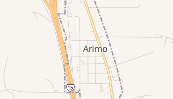 Arimo, Idaho map