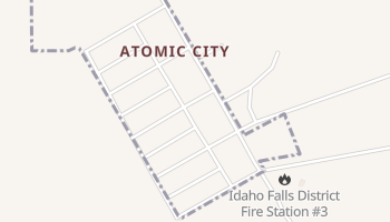 Atomic City, Idaho map