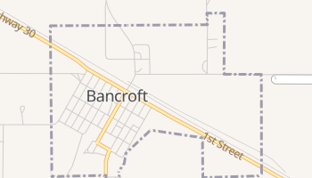 Bancroft, Idaho map
