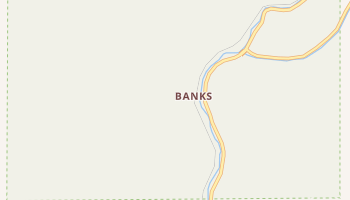 Banks, Idaho map