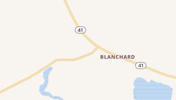 Blanchard, Idaho map
