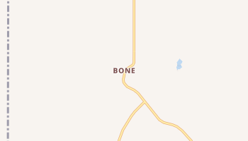 Bone, Idaho map
