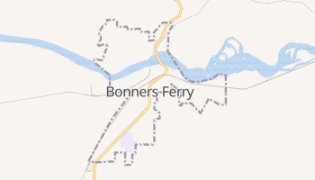 Bonners Ferry, Idaho map