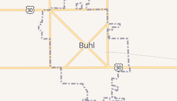 Buhl, Idaho map