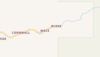 Burke, Idaho map