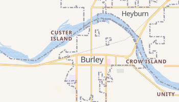 Burley, Idaho map