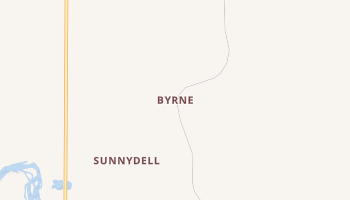 Byrne, Idaho map