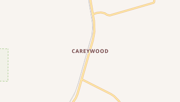 Careywood, Idaho map