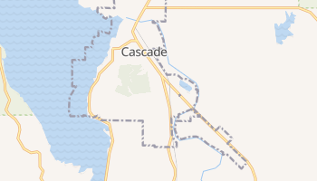 Cascade, Idaho map