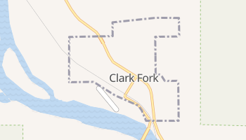 Clark Fork, Idaho map