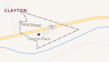 Clayton, Idaho map