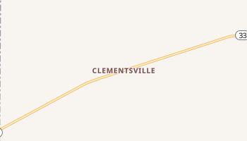 Clementsville, Idaho map