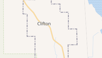 Clifton, Idaho map