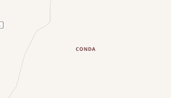 Conda, Idaho map
