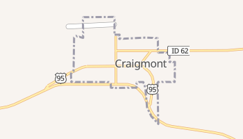 Craigmont, Idaho map