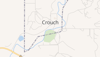 Crouch, Idaho map