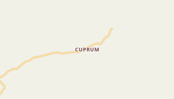 Cuprum, Idaho map