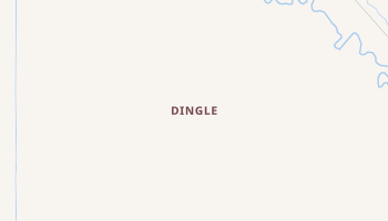 Dingle, Idaho map