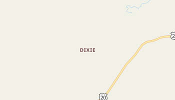 Dixie, Idaho map