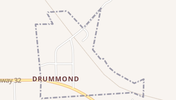 Drummond, Idaho map
