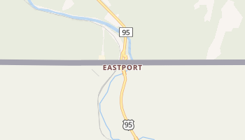 Eastport, Idaho map
