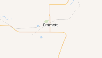 Emmett, Idaho map