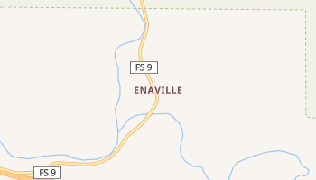 Enaville, Idaho map