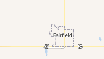 Fairfield, Idaho map