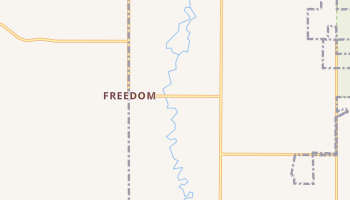 Freedom, Idaho map
