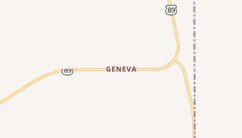 Geneva, Idaho map