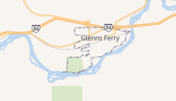 Glenns Ferry, Idaho map