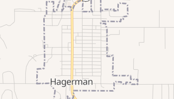 Hagerman, Idaho map