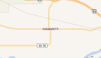 Hammett, Idaho map
