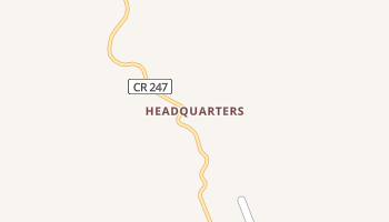 Headquarters, Idaho map