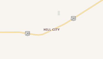 Hill City, Idaho map