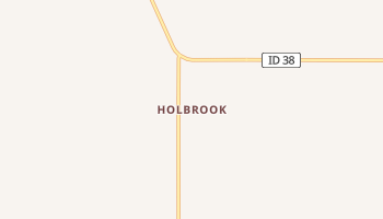Holbrook, Idaho map