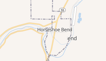 Horseshoe Bend, Idaho map