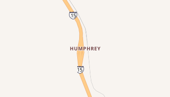 Humphrey, Idaho map